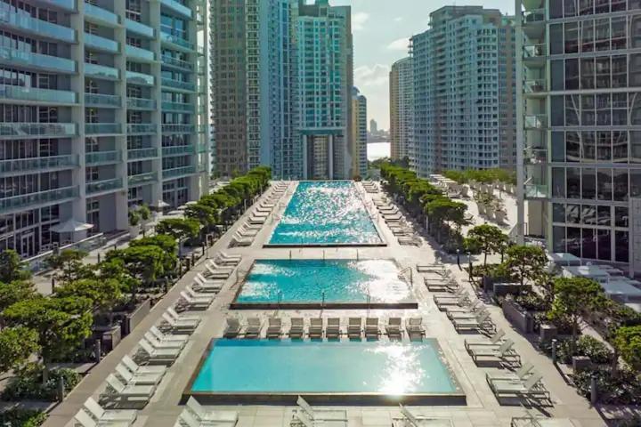 Penthouse 2Br Icon Whotel Brickell Miami Bagian luar foto